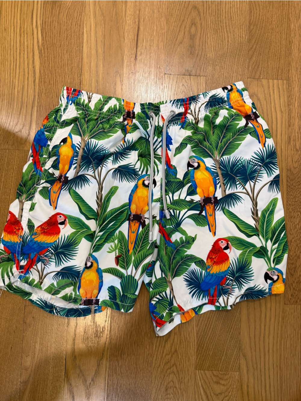 Mc2 men's parrot swim trunks size large